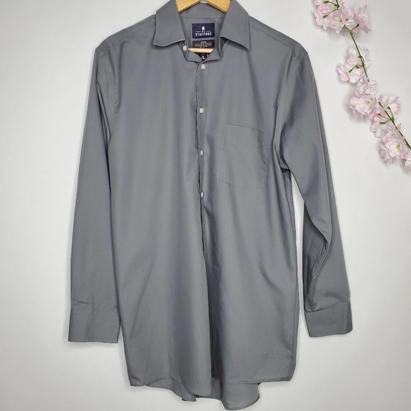 Stafford Travel Easy-Care Stretch Top Sz M - Picture 11 of 11